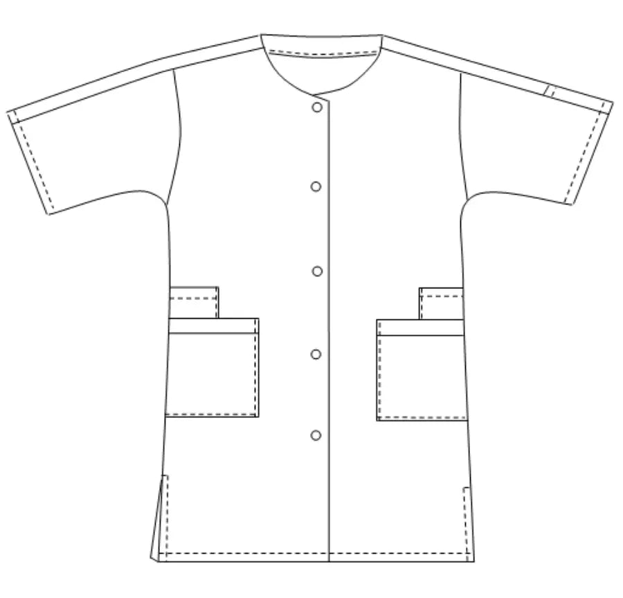 Aglaé - 7/8 blouse - Short sleeves - Women - 95 cm My Blouse 