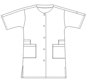Aglaé - 7/8 blouse - Short sleeves - Women - 95 cm My Blouse 