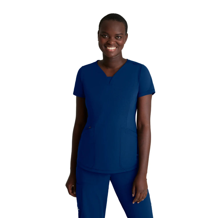 Amya - Tunique Col V - Femme - Skechers Slip-ins SKECHERS SLIP-INS KNITS  Bleu Marine / XL