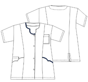 Anaïs - Tunique - Manches Courtes - Femme - 75cm My Blouse 