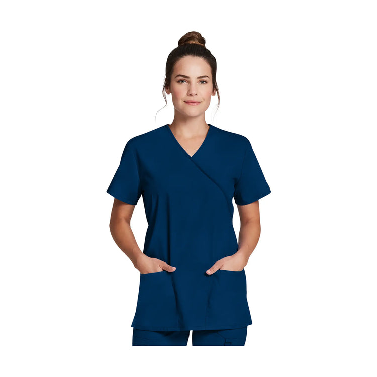 Annecy - Tunique cache-cœur - Femme - Dickies Dickies  Bleu-Marine-3XL
