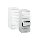 Metal cabinet with drawer - Steel - Pure white - Ruck