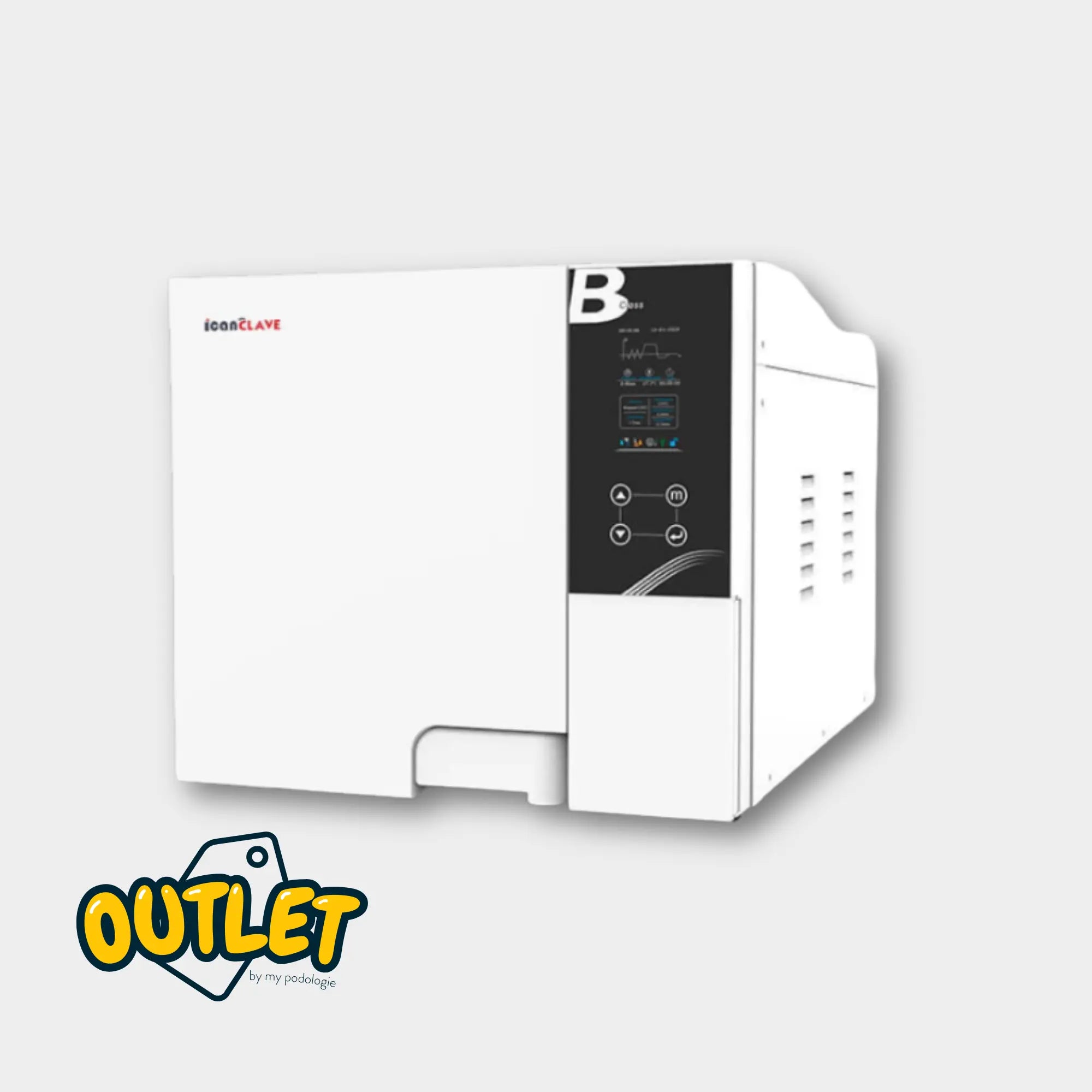 Autoclave blanc 23 Litres Classe B avec USB et imprimante intégrée // Destockage Icanclave Autoclaves 