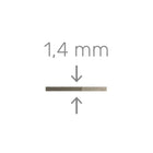 Black Resine - Resin for base - 1 mm / 1.4 mm