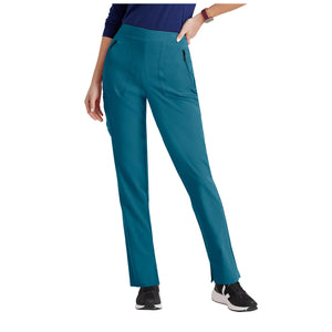 Cassiopée - Pantalon médical taille haute - Femme - Barco Unify BARCO  Bleu Bahamas / XL