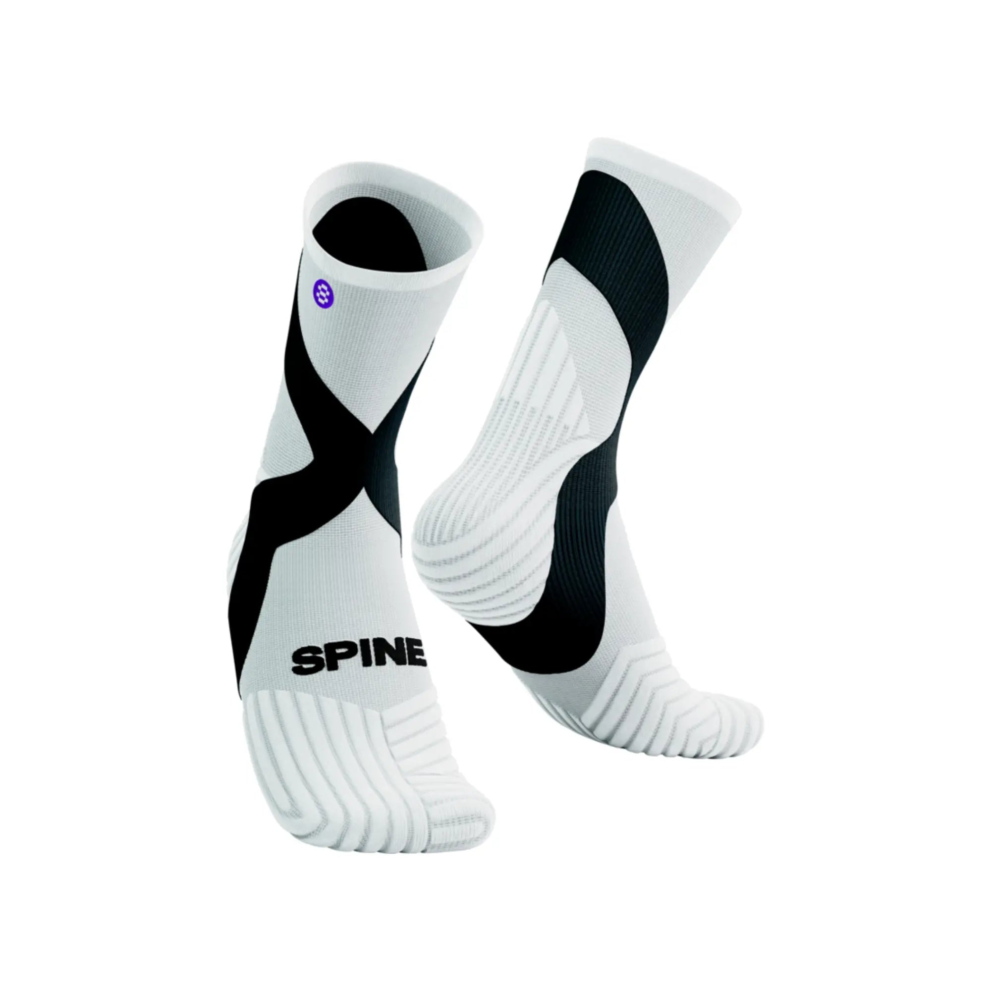 Chaussettes de travail à technologie supérieure - Blanc et Noir - Spinergy Spinergy 
