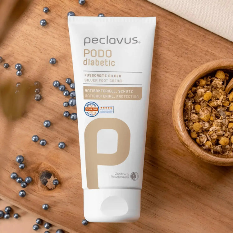 Crème argent pour les pieds diabétiques - Peclavus Peclavus 