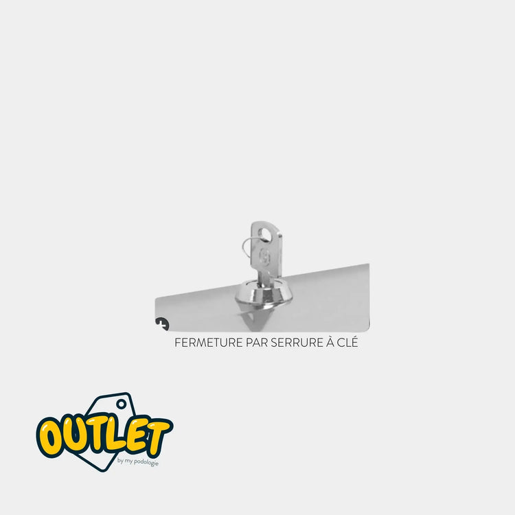 Wall dispenser - 400F Folded hand towels - Shiny stainless steel My Médical 