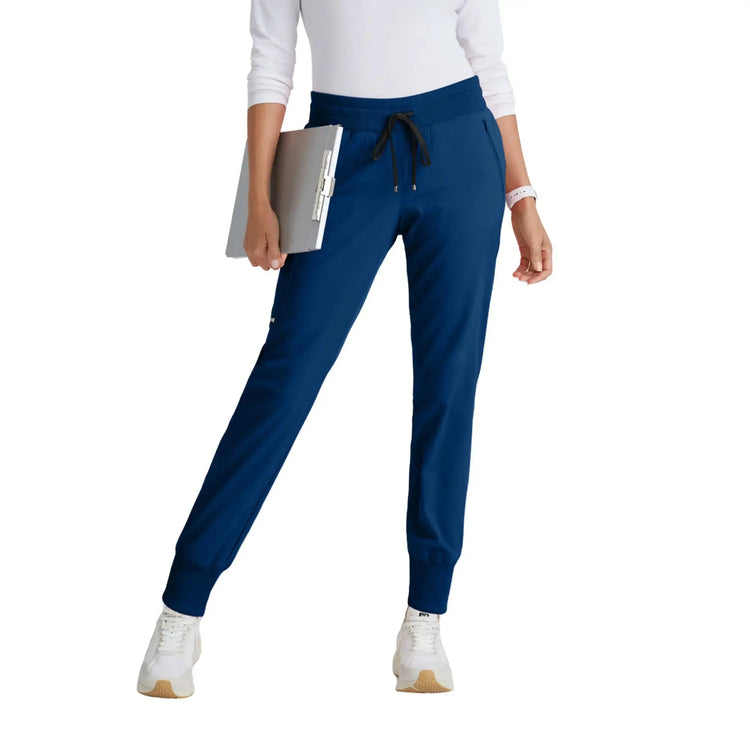 Eden - Drawstring Joggers - Women - Grey’s Anatomy Stretch Grey’s Anatomy  Navy Blue / XL