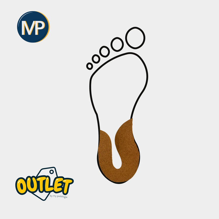 Arciform Discharge Element - Cork Latex - size 5/7 // End of series My Podologie 