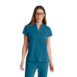 Flora - Tunique col à bande - Femme - Grey’s Anatomy Stretch Grey’s Anatomy  Bleu Bahamas / XL