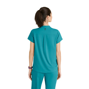 Flora - Tunique col à bande - Femme - Grey’s Anatomy Stretch GREYS ANATOMY STRETCH