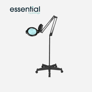 Lampe loupe articulée LED Moonlight 8013/6 avec trépied - Blanc ou Noir - Essential by My Podologie Essential 