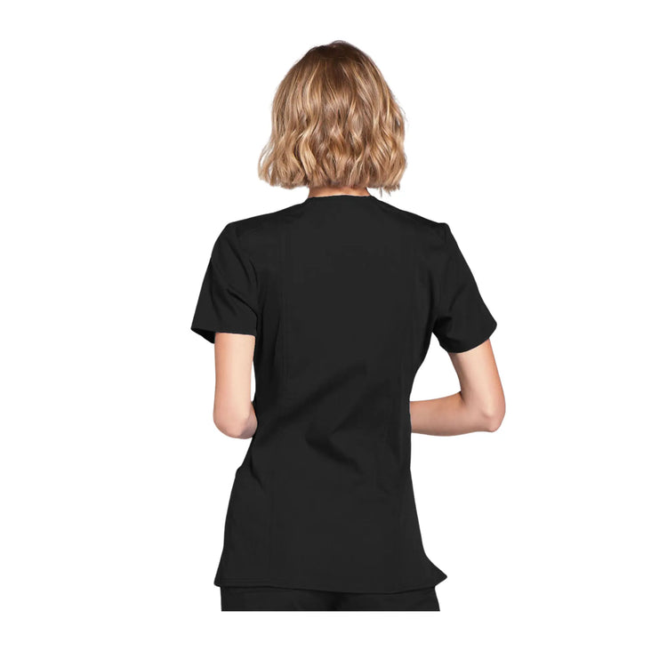 Limoges - Tunique médicale - Effet cache-coeur  - Manches courtes - Femme - Cherokee Cherokee Authentic Workwear 