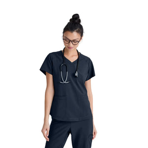 Luma - Tunique col V - Femme - Grey’s Anatomy Evolve Grey’s Anatomy  Gris Anthracite / XL