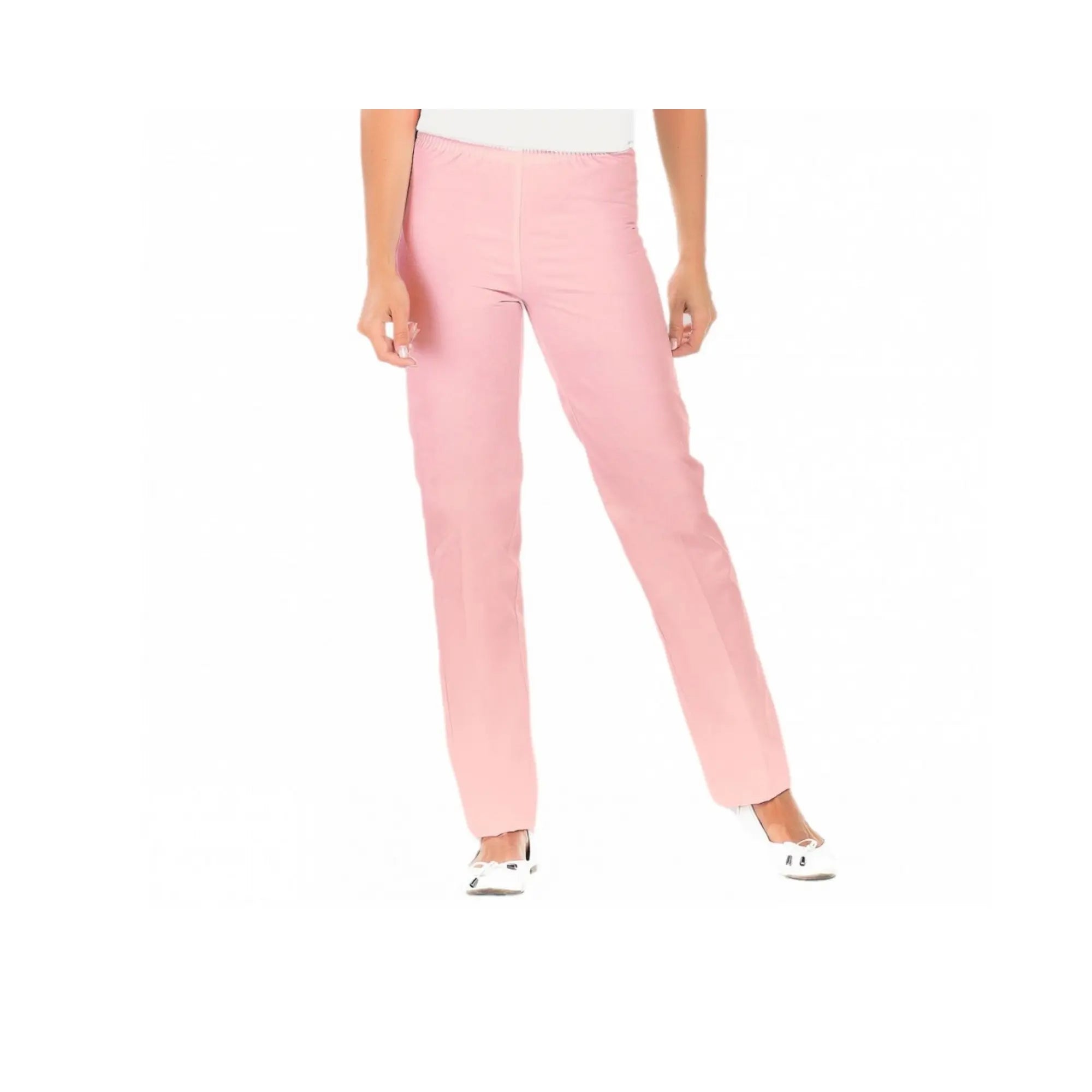 Manu - Pantalon Rose - Mixte - Ceinture élastique - Sans poche My Blouse 