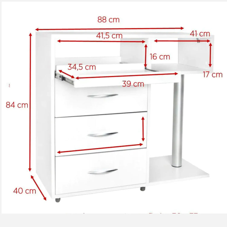 Podiatry Furniture - Y-300 White - Essential by My Podologie Essential 