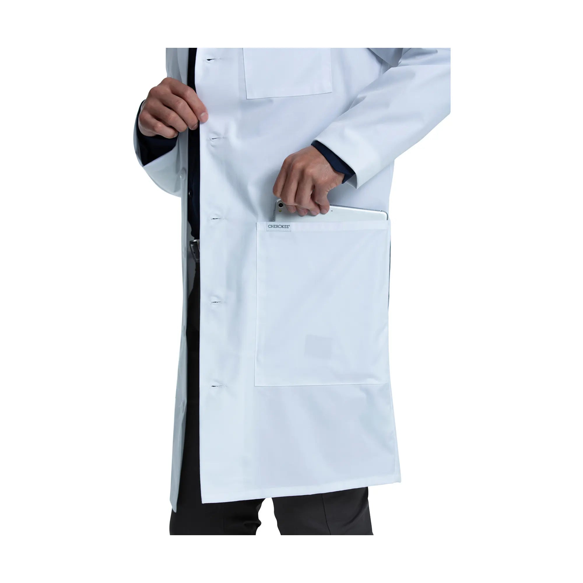 Montpellier - Blouse blanche médicale - 97cm - Homme - Cherokee Cherokee Medical Uniforms 