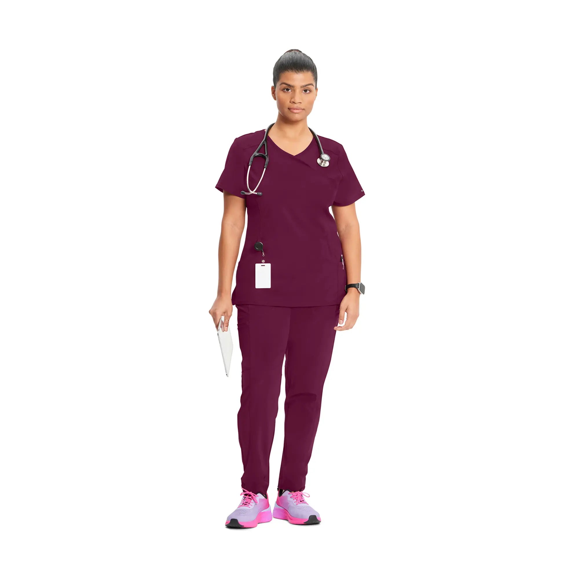Ondres - Tunique médicale - Cache-coeur - 66 cm - Femme -  Cherokee - Couleur 1 Cherokee Medical Uniforms 