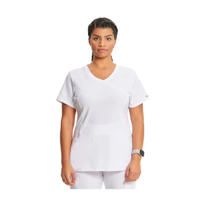 Ondres - Tunique médicale - Cache-coeur - 66 cm - Femme -  Cherokee - Couleur 1 Cherokee Medical Uniforms  Blanc-3XL