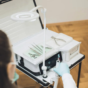 Pack - Étui rigide + Micromoteur Podolog Nova Pro + Lampe Loupe Ruck 