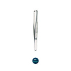 Pince à épiler forme crabe - Longueur : 9 cm - Inox brillant