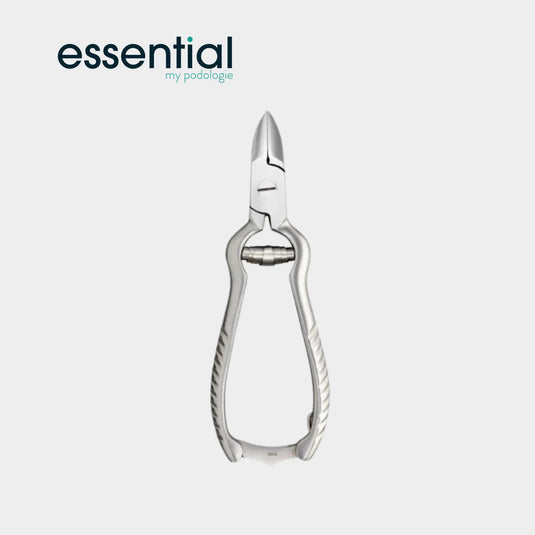 Pince à ongles - Acier inoxydable - Finition Mate - Coupe concave - Mors effilés - 14 cm- Essential by My Podologie Essential 