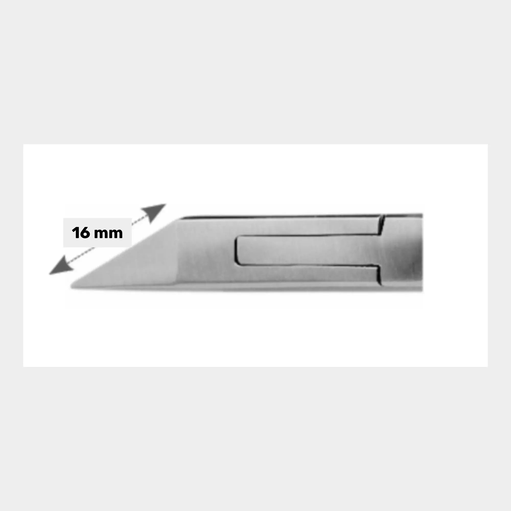 Pince à ongles - Coupe droite - Mors plats de 16 mm - Aesculap - HF482R Aesculap 
