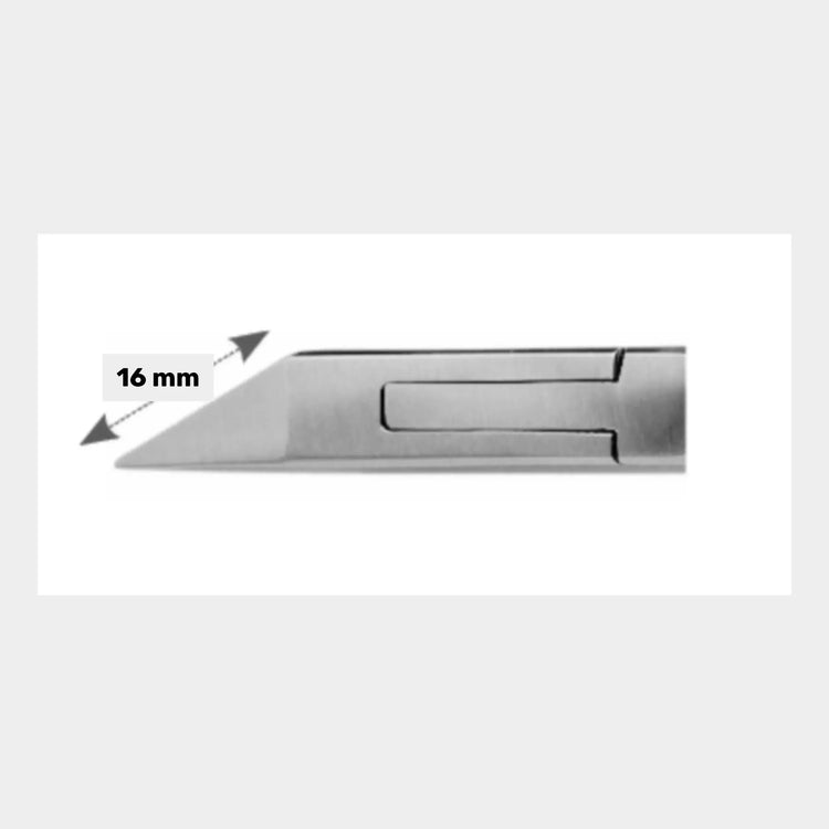 Pince à ongles - Coupe droite - Mors plats de 16 mm - Aesculap - HF482R Aesculap 