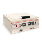 Pressing platform with heating, vacuum, TAD and timers