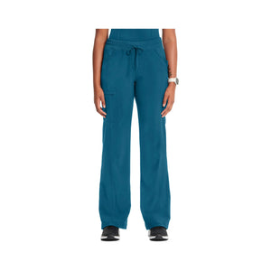 Quimper - Pantalon droit cordon de serrage - Femme - Cherokee Cherokee Medical Uniforms  Bleu-Caraïbes-3XL