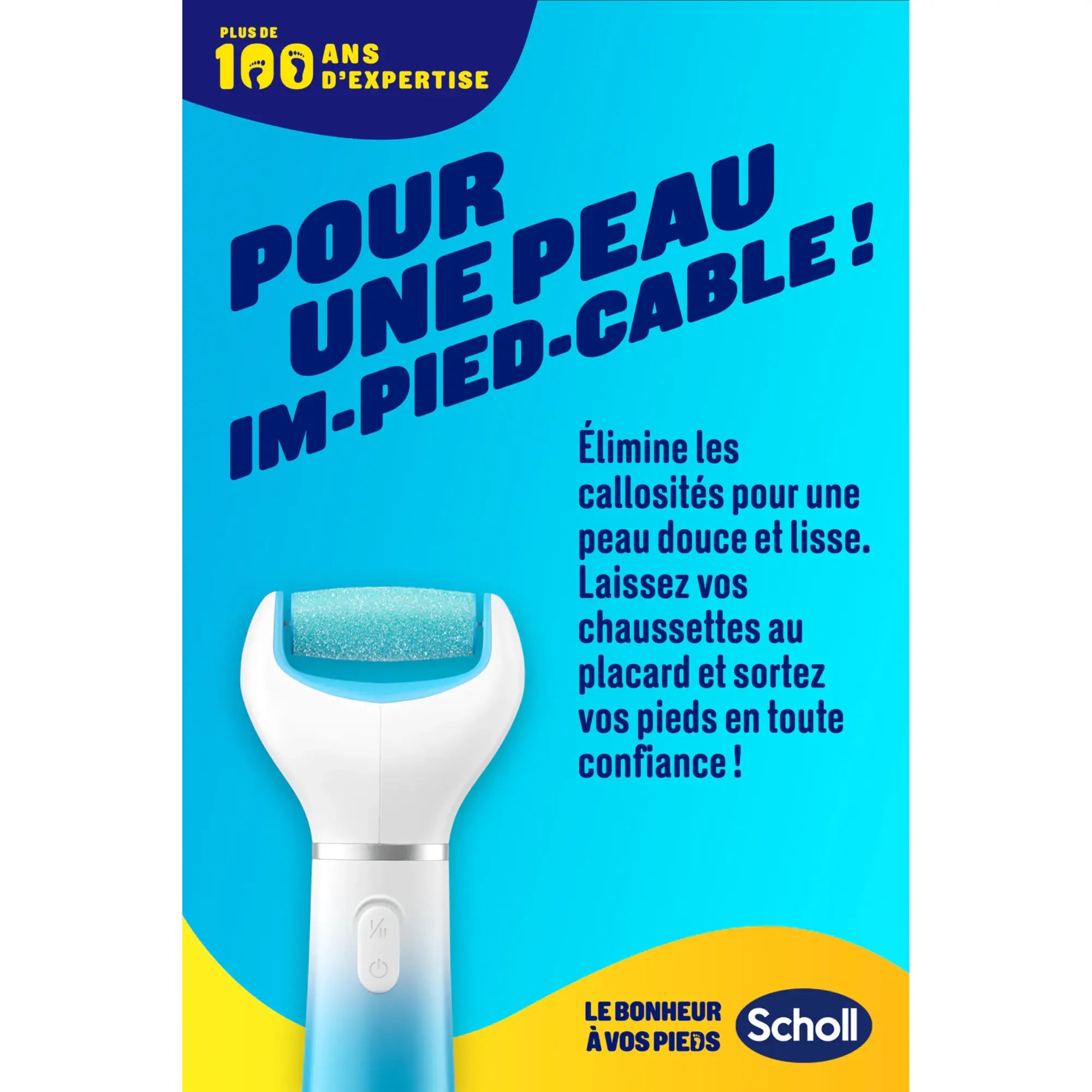 Râpe de Pédicurie Électrique Exfoliante Velvet Smooth - Scholl Scholl 