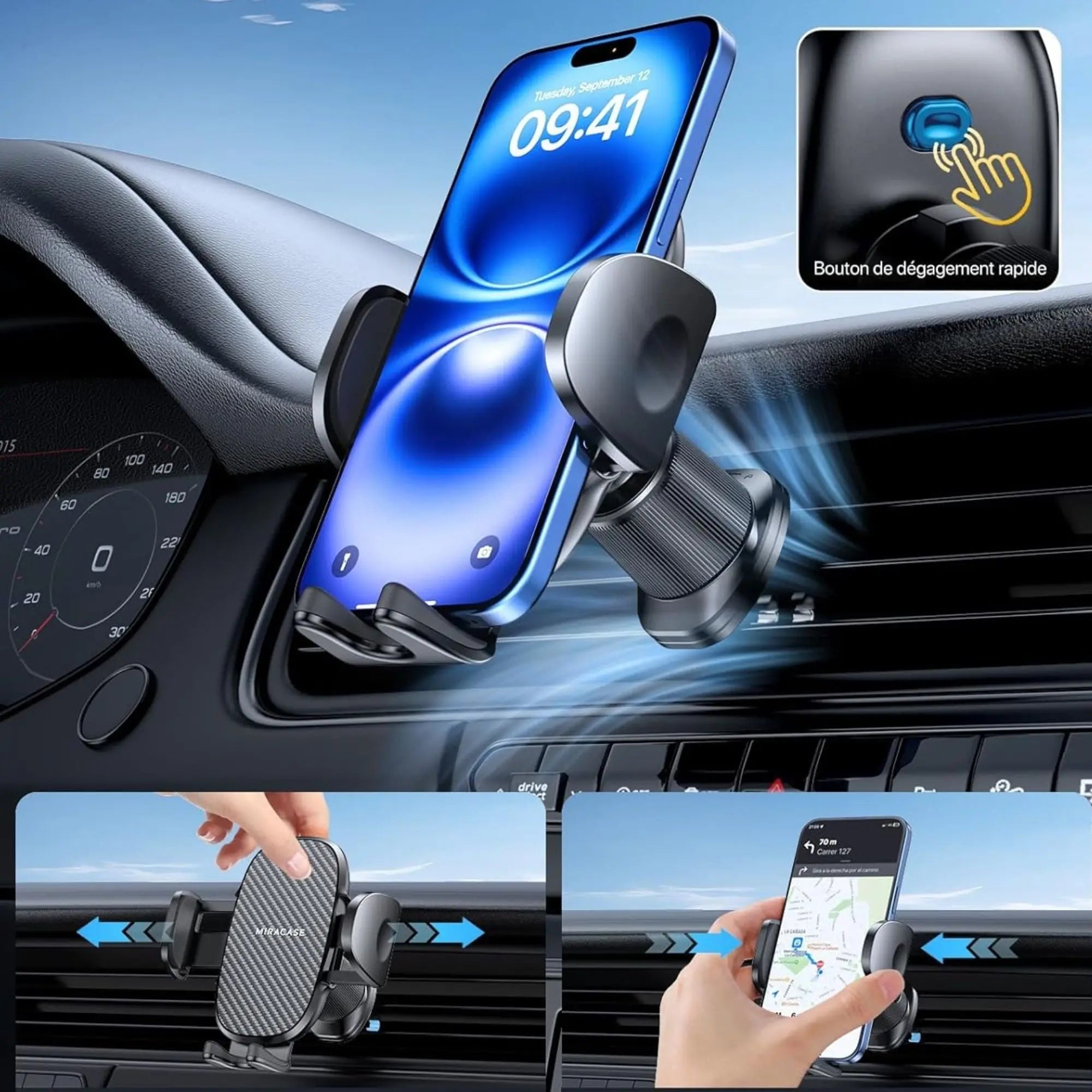 Support de téléphone pour voiture Cadeaux de fidélité 