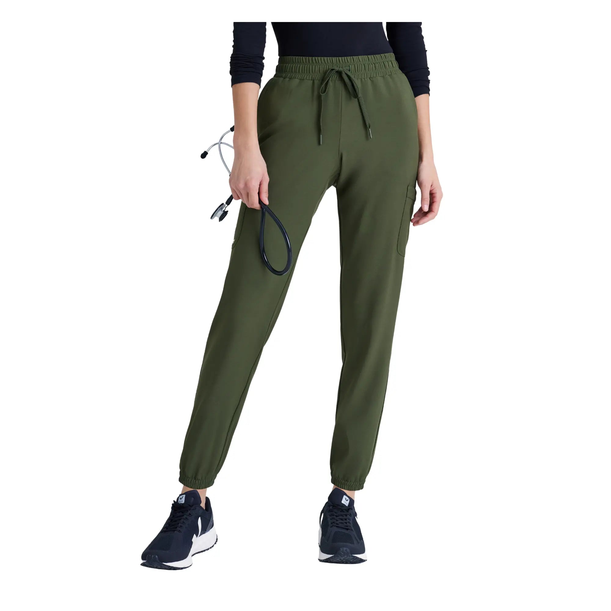 Terra - Jogging cargo avec cordon de serrage - Femme - Grey’s Anatomy Evolve Grey’s Anatomy  Vert Olive / XL