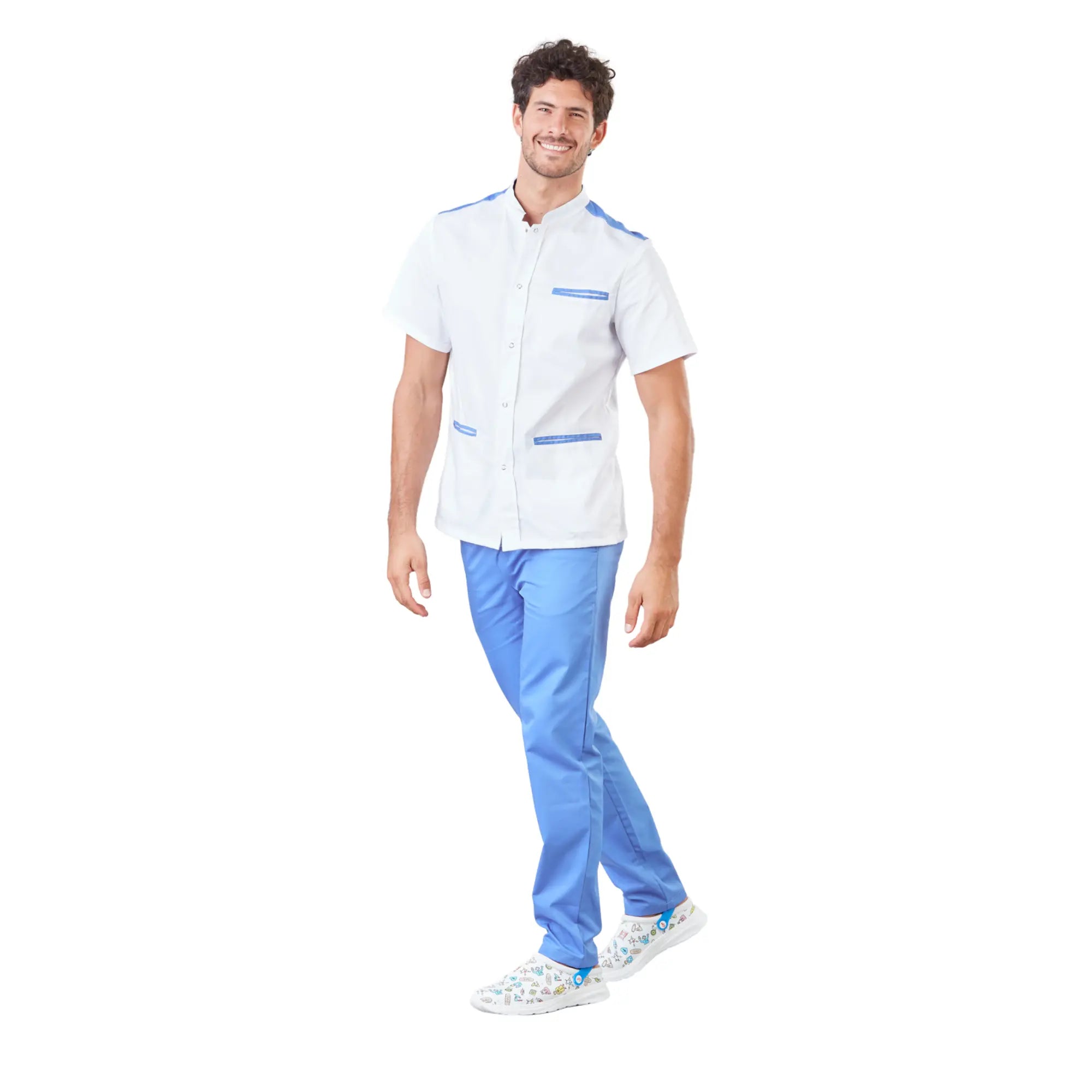 Ulysse - Blouse Manches courtes - Mixte - 75 cm - Phirejo