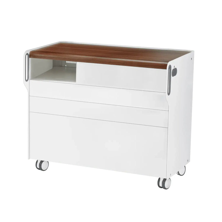 Unité de Podologie "Room Move" - Taille L - Ruck Ruck  Noyer-3-compartiment-micromoteur-à-gauche-Non